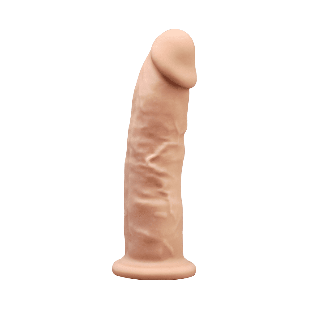 6 inch Realistic Silicone Dual Density Dildo with Suction Cup