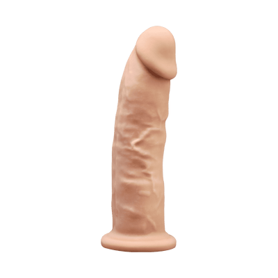 7 inch Realistic Vibrating Silicone Dual Density Dildo with Suction Cup