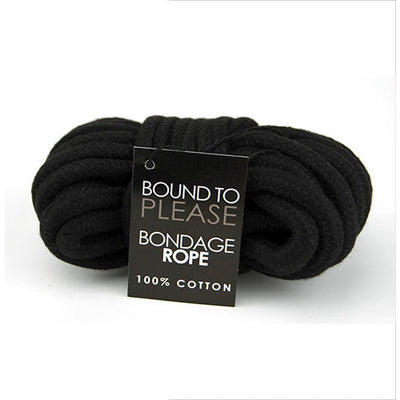 Bound to Please Bondage Rope Black