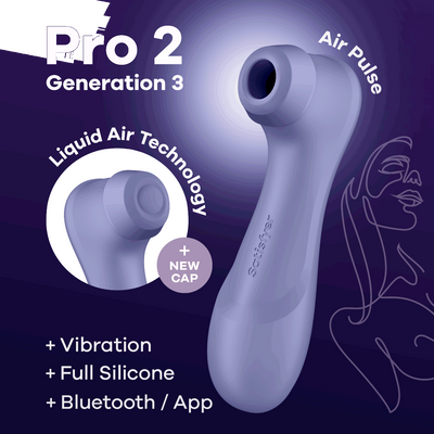 Satisyfer Pro 2 Generation 3 With Liquid Air Technology App Enabled