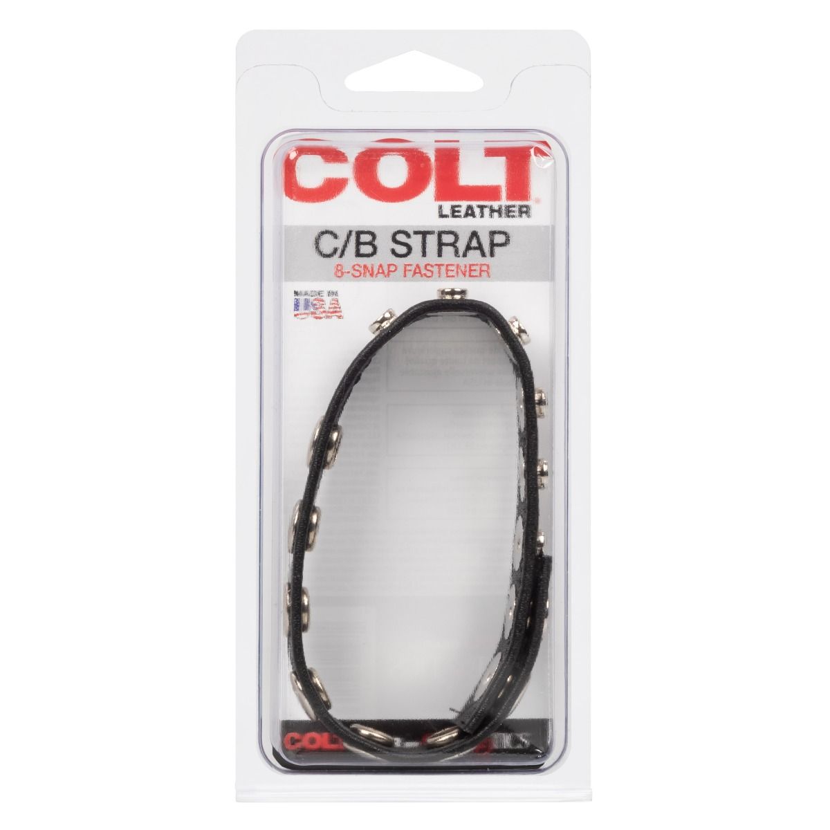 COLT 8 Snap Fastener Leather Strap